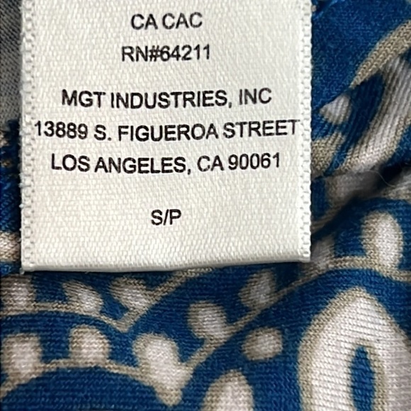 In Bloom by Jonquil Chemise Woman’s Blue, White & Tan Print Slip Dress Size S/P - Picture 13 of 14